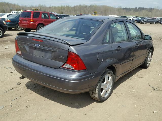 1FAFP38Z84W158766 - 2004 FORD FOCUS ZTS GRAY photo 4