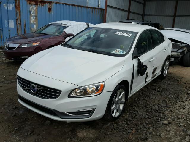 YV1612FSXE1287130 - 2014 VOLVO S60 T5 WHITE photo 2