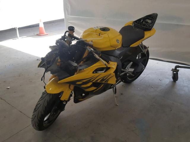 JYARJ16E88A007017 - 2008 YAMAHA YZFR6 YELLOW photo 2