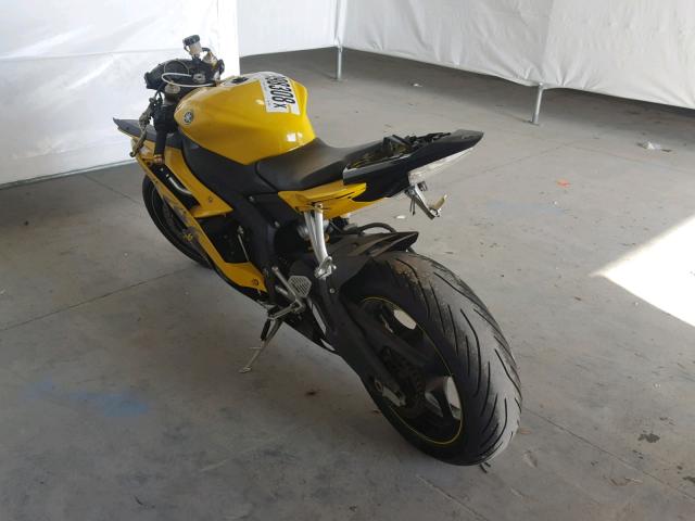 JYARJ16E88A007017 - 2008 YAMAHA YZFR6 YELLOW photo 3