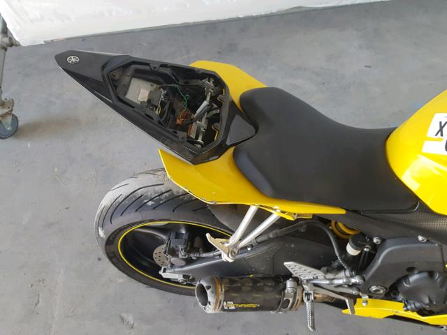 JYARJ16E88A007017 - 2008 YAMAHA YZFR6 YELLOW photo 6