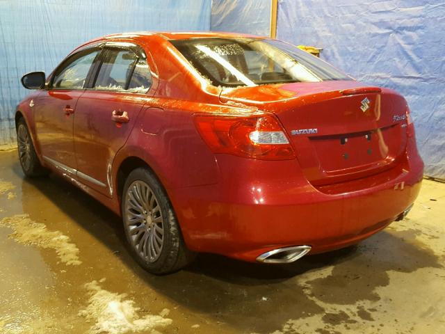 JS2RF9A31C6101087 - 2012 SUZUKI KIZASHI SE RED photo 3