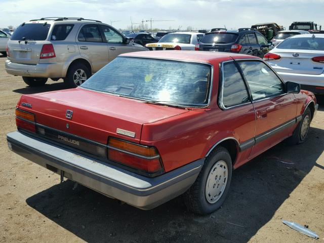 JHMAB7229GC014900 - 1986 HONDA PRELUDE 18 RED photo 4