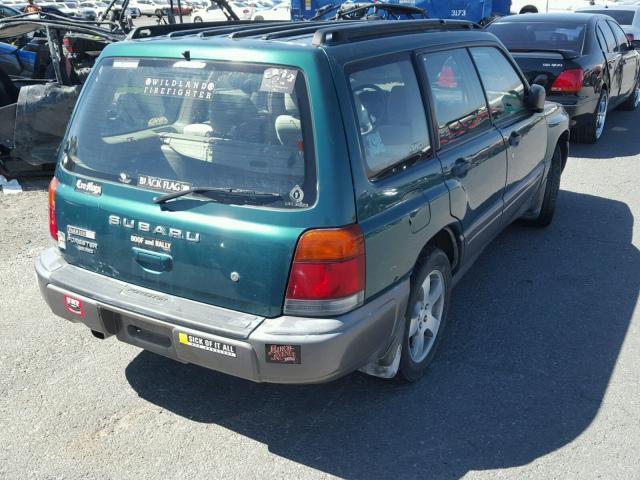 JF1SF6551XH701629 - 1999 SUBARU FORESTER S 绿色 照片 4