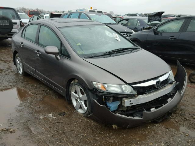 19XFA1F61BE029736 - 2011 HONDA CIVIC LX-S GRAY photo 1