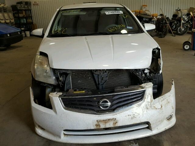 3N1AB6AP6BL668598 - 2011 NISSAN SENTRA 2.0 WHITE photo 9