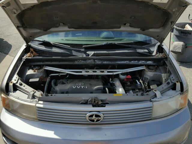 JTLKT334450198612 - 2005 TOYOTA SCION XB TAN photo 7