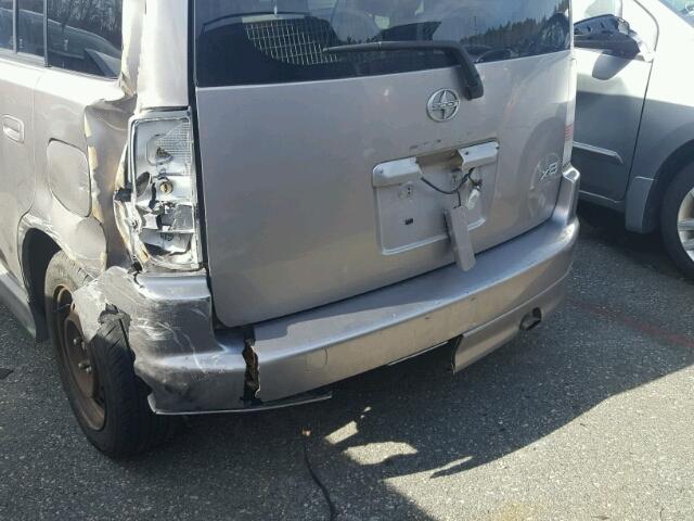 JTLKT334450198612 - 2005 TOYOTA SCION XB TAN photo 9