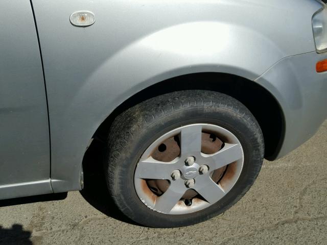 KL1TD52695B413425 - 2005 CHEVROLET AVEO BASE Gümüş fotoğraf 9