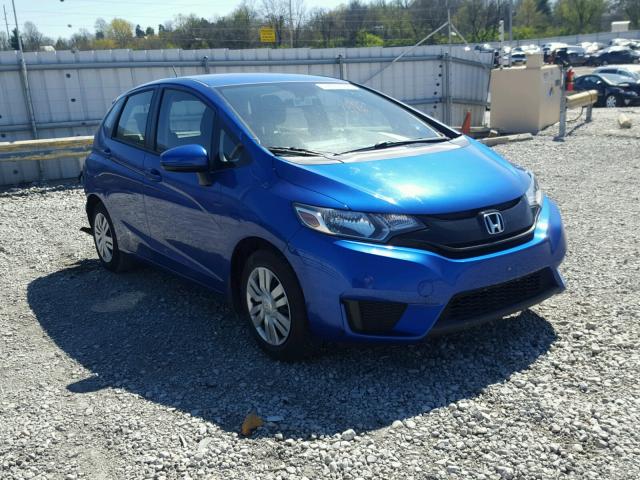 JHMGK5H56GX030125 - 2016 HONDA FIT LX BLUE photo 1