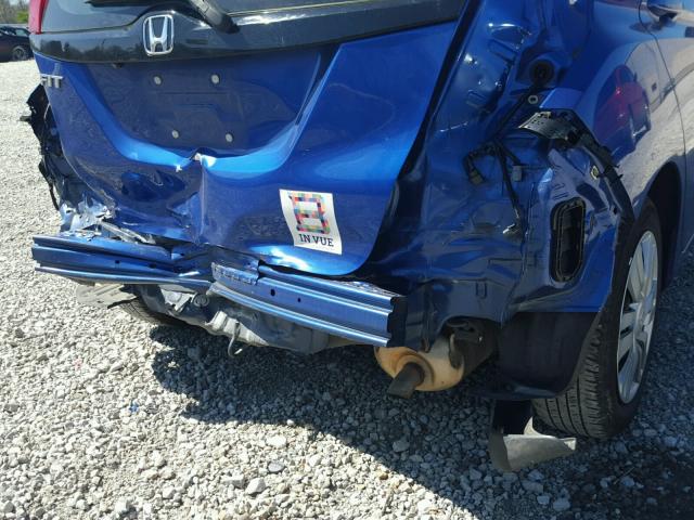 JHMGK5H56GX030125 - 2016 HONDA FIT LX BLUE photo 9