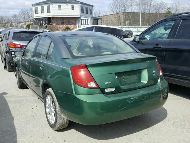 1G8AZ52F83Z149257 - 2003 SATURN ION LEVEL GREEN photo 3