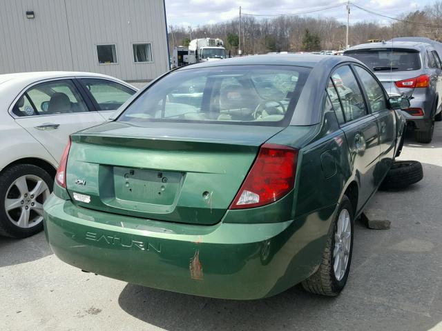 1G8AZ52F83Z149257 - 2003 SATURN ION LEVEL GREEN photo 4