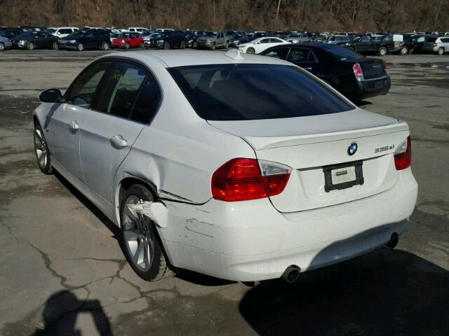 WBAVD53548A283214 - 2008 BMW 335 XI WHITE photo 3