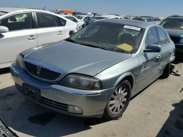 1LNHM86S64Y673120 - 2004 LINCOLN LS GREEN photo 2