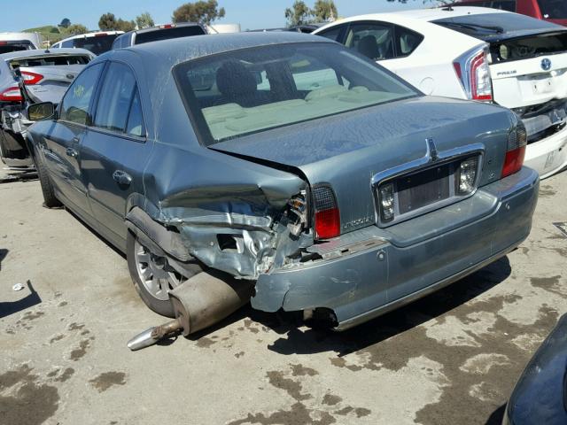 1LNHM86S64Y673120 - 2004 LINCOLN LS GREEN photo 3