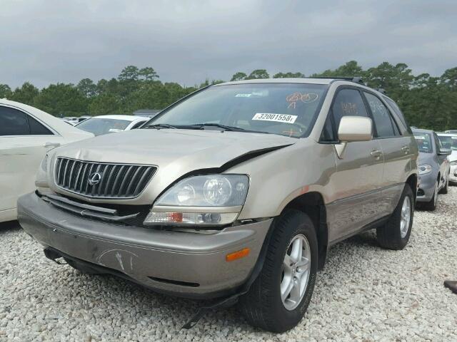 JT6GF10U7Y0080907 - 2000 LEXUS RX 300 BEIGE photo 2