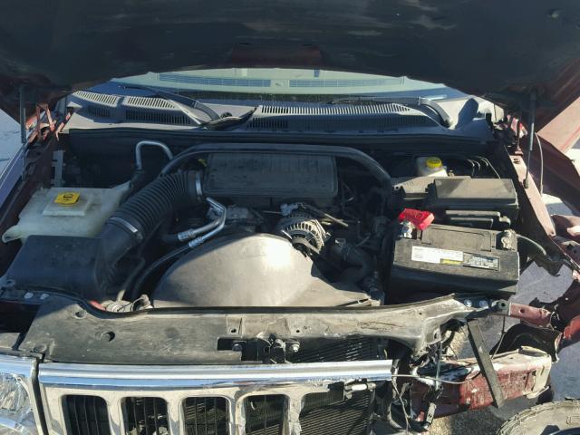 1J8HH48K78C155673 - 2008 JEEP COMMANDER RED photo 7