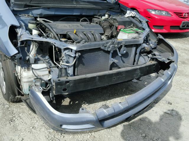 2T1KR32EX4C306093 - 2004 TOYOTA COROLLA MA BLUE photo 9