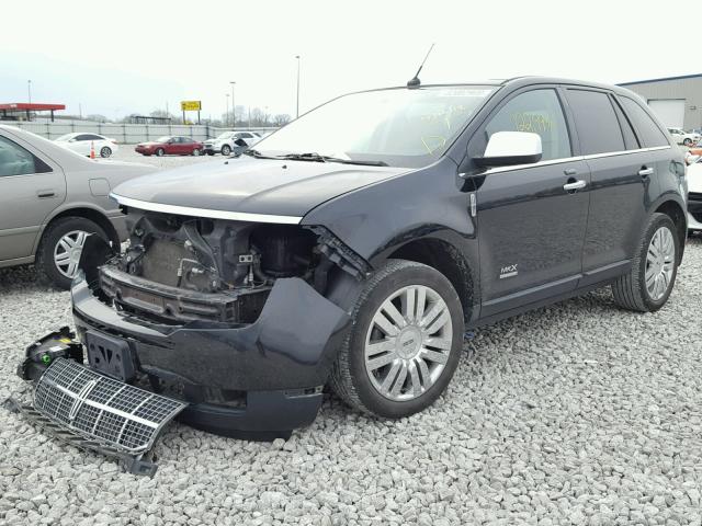 2LMDU68C69BJ05547 - 2009 LINCOLN MKX BLACK photo 2