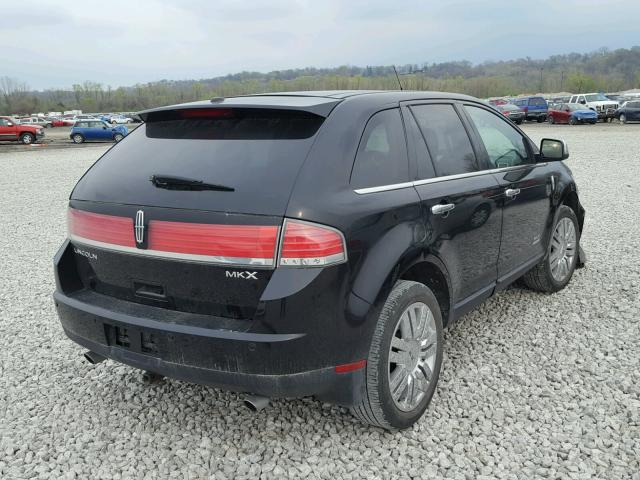 2LMDU68C69BJ05547 - 2009 LINCOLN MKX BLACK photo 4