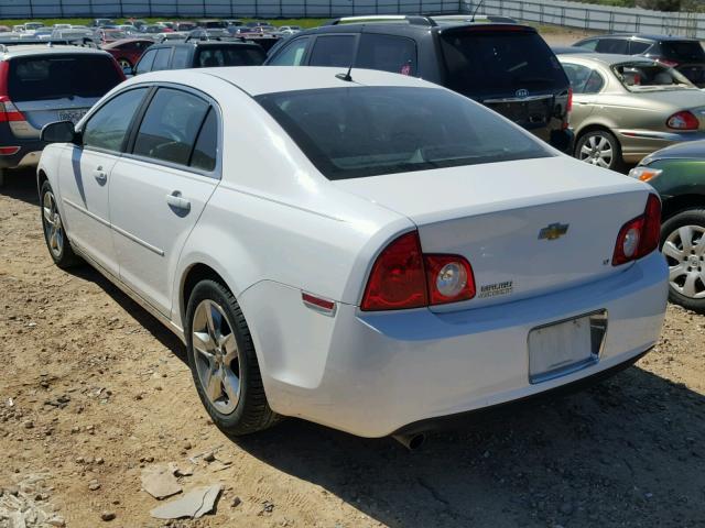 1G1ZH57B79F127741 - 2009 CHEVROLET MALIBU 1LT WHITE photo 3