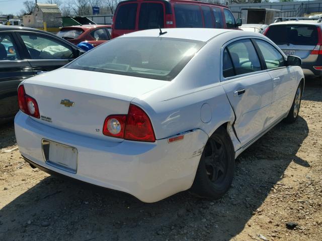 1G1ZH57B79F127741 - 2009 CHEVROLET MALIBU 1LT WHITE photo 4