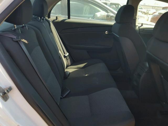 1G1ZH57B79F127741 - 2009 CHEVROLET MALIBU 1LT WHITE photo 6