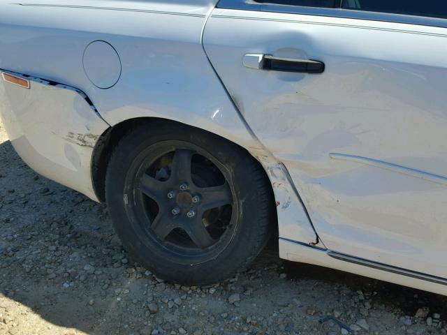 1G1ZH57B79F127741 - 2009 CHEVROLET MALIBU 1LT WHITE photo 9