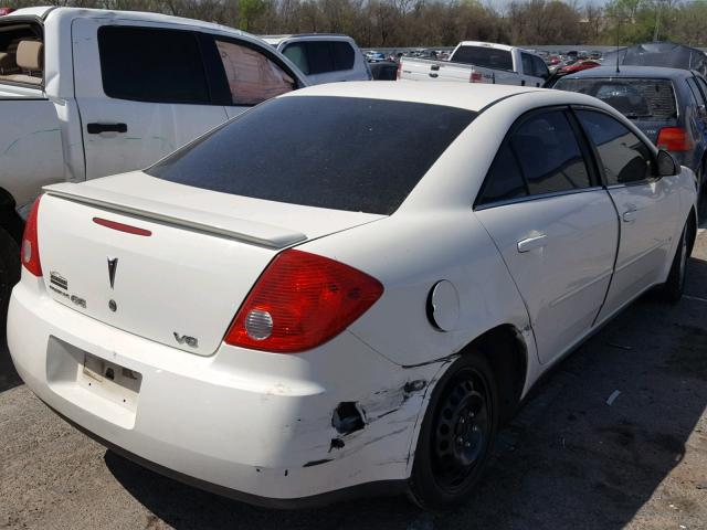 1G2ZG57NX84168819 - 2008 PONTIAC G6 BASE WHITE photo 4