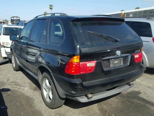 5UXFA53533LV98713 - 2003 BMW X5 3.0I BLACK photo 3