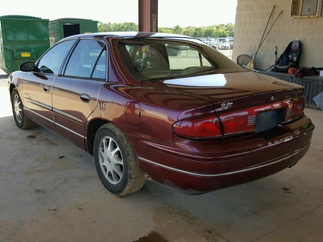 2G4WB52K8X1421541 - 1999 BUICK REGAL LS MAROON photo 3