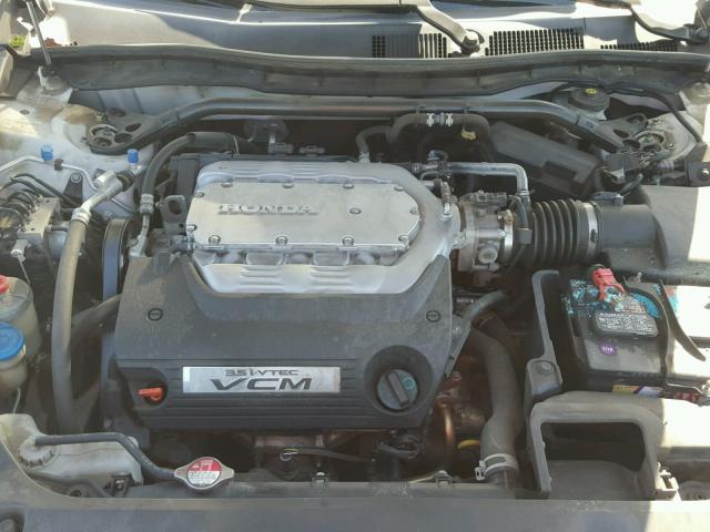 1HGCS22858A014022 - 2008 HONDA ACCORD EXL WHITE photo 7