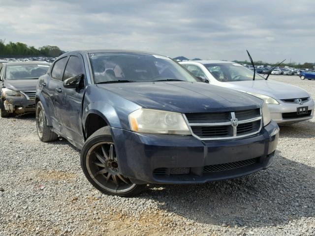 1B3LC56K18N652328 - 2008 DODGE AVENGER SX BLUE photo 1