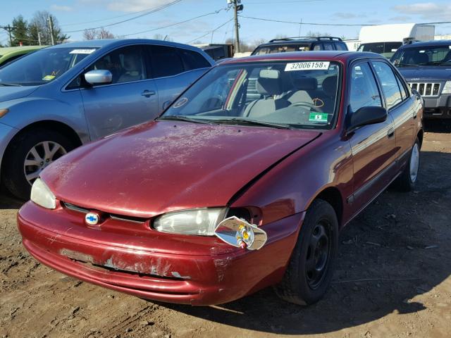 1Y1SK5289YZ436237 - 2000 CHEVROLET GEO PRIZM 红色 照片 2