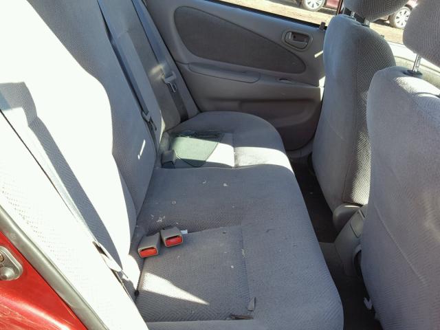 1Y1SK5289YZ436237 - 2000 CHEVROLET GEO PRIZM 红色 照片 6