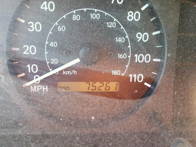 1Y1SK5289YZ436237 - 2000 CHEVROLET GEO PRIZM 红色 照片 8