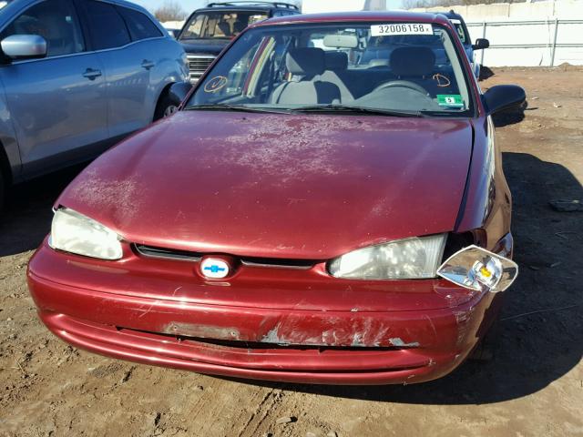 1Y1SK5289YZ436237 - 2000 CHEVROLET GEO PRIZM 红色 照片 9
