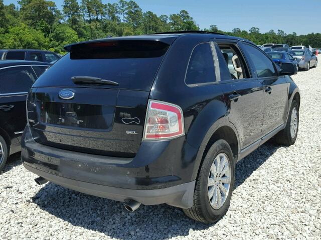 2FMDK39C97BA58252 - 2007 FORD EDGE SEL P BLACK photo 4