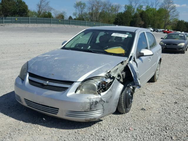 1G1AD5F55A7207283 - 2010 CHEVROLET COBALT 1LT SILVER photo 2