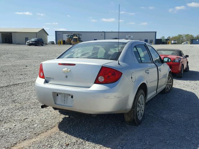 1G1AD5F55A7207283 - 2010 CHEVROLET COBALT 1LT SILVER photo 4