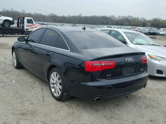 WAUGGAFC9DN123478 - 2013 AUDI A6 PREMIUM BLACK photo 3