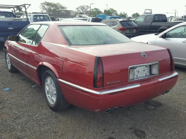 1G6EL12Y2WU609875 - 1998 CADILLAC ELDORADO RED photo 3