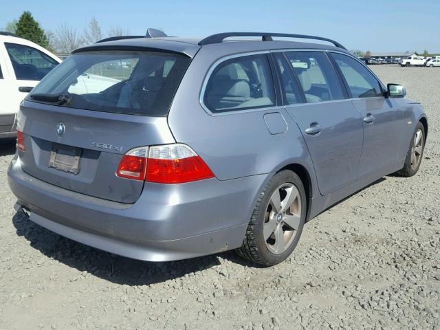 WBANN73596CN02016 - 2006 BMW 530 XIT SILVER photo 4