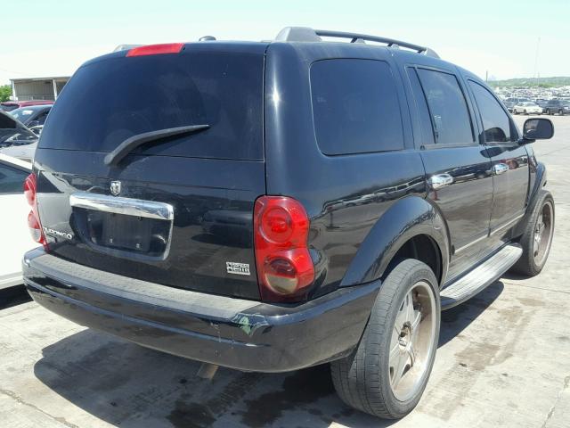 1D4HD58D05F550723 - 2005 DODGE DURANGO LI BLACK photo 4