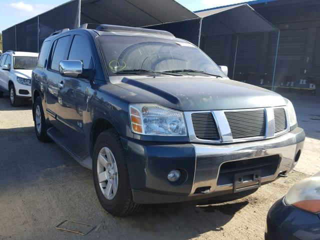 5N1AA08B66N710390 - 2006 NISSAN ARMADA SE GREEN photo 1