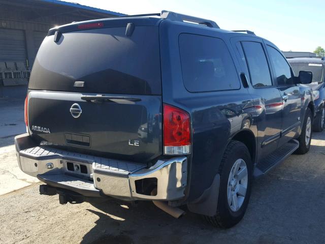 5N1AA08B66N710390 - 2006 NISSAN ARMADA SE GREEN photo 4