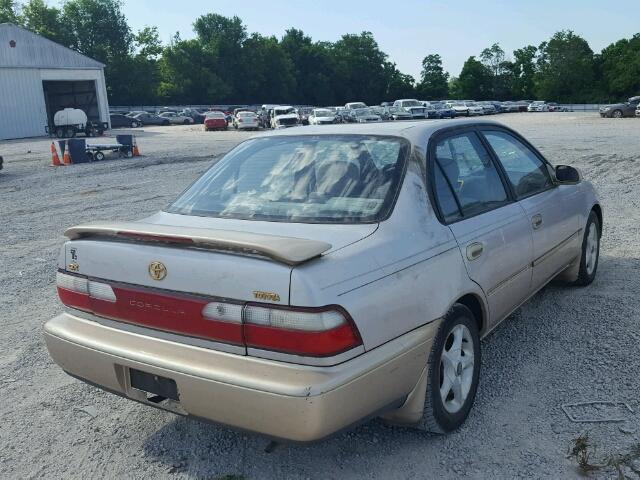 1NXBB02E3VZ636046 - 1997 TOYOTA COROLLA BEIGE photo 4