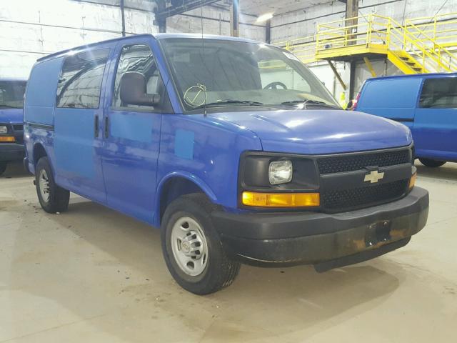 1GCGG25C981147187 - 2008 CHEVROLET EXPRESS G2 BLUE photo 1