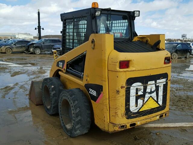 CAT0266BCMJH10657 - 2007 CATERPILLAR 226B YELLOW photo 3